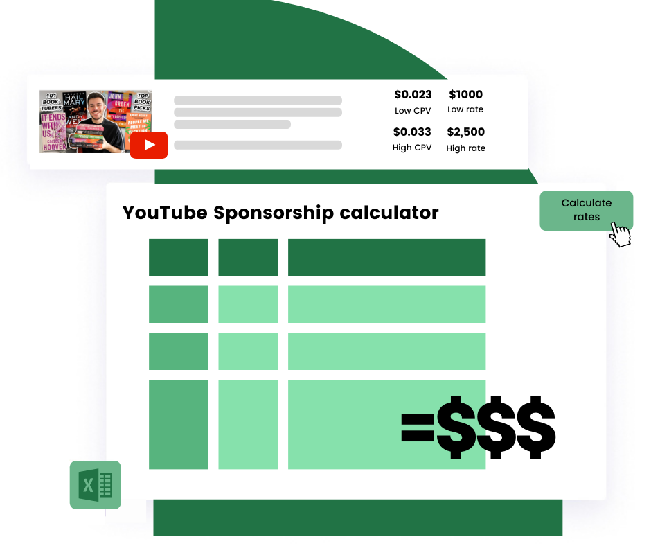 YouTube sponsorship calculator How much to charge your YouTube channel